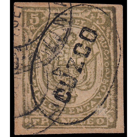 Perú Cuzco 1 1881/85 Sellos de Arequipa de 1882- 85 con sobrecarga Usado Perú Cuzco 1 1881/85 Sellos de Arequipa de 1882- 85 con sobrecarga Usado