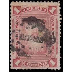 Perú Cuzco 15a 1984 Sellos de Perú de 1874-84 con sobrecarga Usado