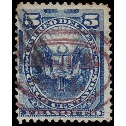 Perú Moquegua 8 1884 Sellos de Perú de 1874-84 con sobrecarga carmín Usado Perú Moquegua 8 1884 Sellos de Perú de 1874-84 con sobrecarga carmín Usado