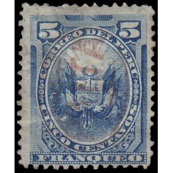 Perú Paita 1 1884 Sellos de Perú de 1874-84 con sobrecarga MH