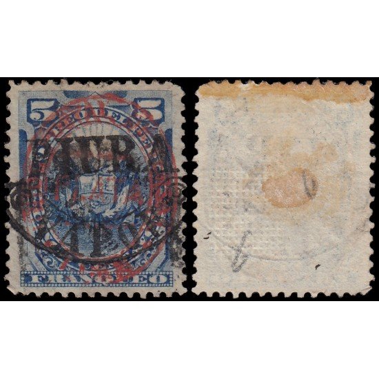 Perú Piura 9 1884 Sellos de Perú de 1881-82 con sobrecarga Usado Perú Piura 9 1884 Sellos de Perú de 1881-82 con sobrecarga Usado
