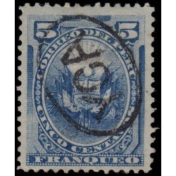 Perú Yca 2 1884 Sellos de Perú de1874-85 con sobrecarga negra o violeta MH Perú Yca 2 1884 Sellos de Perú de1874-85 con sobrecarga negra o violeta MH