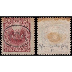 Perú Yca 4 1884 Sellos de Perú de1874-85 con sobrecarga negra o violeta MH Perú Yca 4 1884 Sellos de Perú de1874-85 con sobrecarga negra o violeta MH