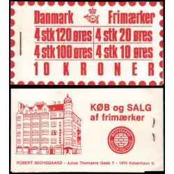 Dinamarca Denmark 628-C 1976 Carnet MNH Dinamarca Denmark 628-C 1976 Carnet MNH