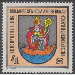 Öesterreich Austria - 1522 - 1981 800º Aniv. de la ciudad de St. Nicolas Lujo