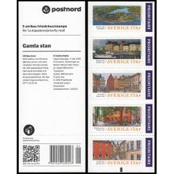 Suecia Sweden C3088 2016 Arquitectura Casco antiguo de Estocolmo Carnet Autoadhesivos Suecia Sweden C3088 2016 Arquitectura Casco antiguo de Estocolmo Carnet Autoadhesivos