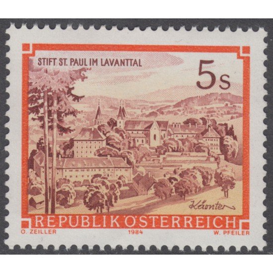 Öesterreich Austria - 1656 - 1985 Serie abadías y monasterios de Austria Lujo Öesterreich Austria - 1656 - 1985 Serie abadías y monasterios de Austria Lujo