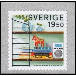 Suecia Sweden 3130 2017 Cultura retro Autoadhesivo