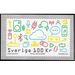 Suecia Sweden 3172 2017 Innovaciones digitales Autoadhesivo