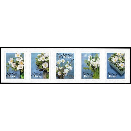 Suecia Sweden 3179/83 2017 Flores de invierno Autoadhesivos