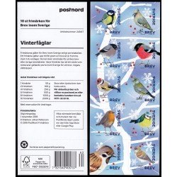 Suecia Sweden C3227 2018 Fauna Pájaros Carnet Autoadhesivos Suecia Sweden C3227 2018 Fauna Pájaros Carnet Autoadhesivos