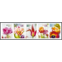 Suecia Sweden 3239/43 2019 Flora Flores Tulipanes Autoadhesivos