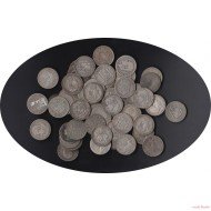 España monedas 2 ptas plata variadas Alfonso XII , Alfonso XIII Plata Ag 