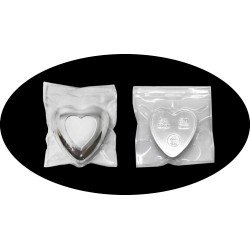 Lingote Ingot 50 gramos Corazón de Plata Heimerle & Meule  Ag