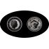 Australia 2 OZ onza 2000 Year of the Dragon Año del Dragón 2$ Plata Ag 