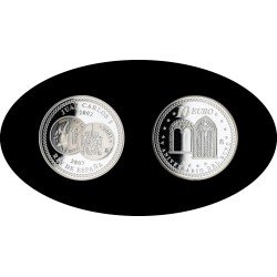 España Spain 2007 10€ Juan Carlos I Circulación del euro Liberalismo Plata Ag España Spain 2007 10€ Juan Carlos I Circulación del euro Liberalismo Plata Ag