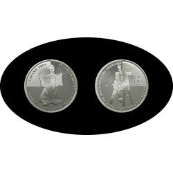 España Spain 2005 10€ 400 aniv. Don Quijote Llegada de Clavileño Plata Ag España Spain 2005 10€ 400 aniv. Don Quijote Llegada de Clavileño Plata Ag