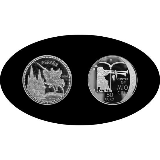 España Spain  2007 50€ Cantar del Mío Cid Plata Ag