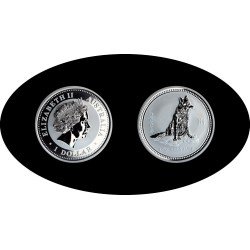 Australia 1 OZ onza 2006 Año del perro Year of the dog 1$ Plata Ag Australia 1 OZ onza 2006 Año del perro Year of the dog 1$ Plata Ag