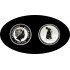 Australia 1 OZ onza 1999 Año del Conejo Year of the Rabbit 1$ Plata Ag 