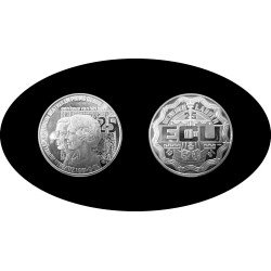 Países Bajos 1991 25 Ecu Beatriz 25 aniversario de boda Plata Ag