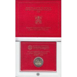Vaticano 2024 Cartera Oficial Moneda 2 € euros Conmemorativos Sto. Tomás Aquino Vaticano 2024 Cartera Oficial Moneda 2 € euros Conmemorativos Sto. Tomás Aquino