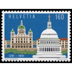 Suiza Switzerland 1367 1991 700 aniv. de la Confederación MNH Suiza Switzerland 1367 1991 700 aniv. de la Confederación MNH