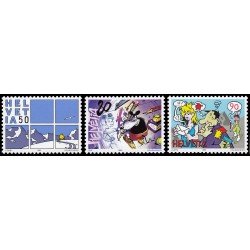 Suiza Switzerland 1403/05 1992 Festival Internacional de Comics, Sierre MNH