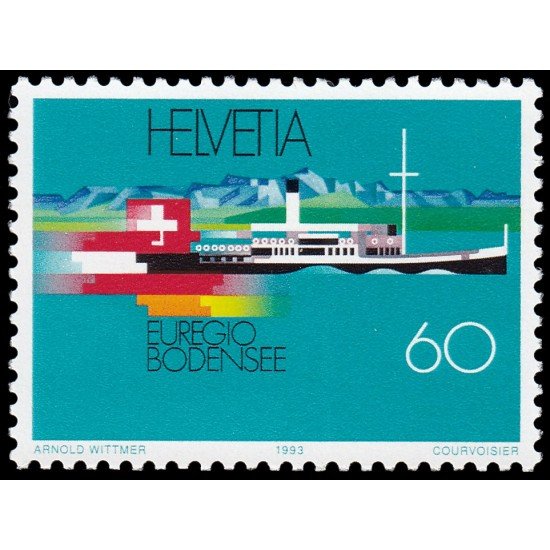 Suiza Switzerland 1427 1993 Euregio Bodensee Emisión conjunta Austria-Suiza MNH Suiza Switzerland 1427 1993 Euregio Bodensee Emisión conjunta Austria-Suiza MNH
