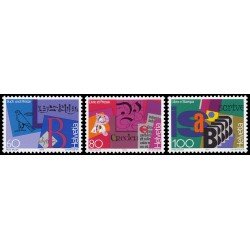 Suiza Switzerland 1449/51 1994 Serie El libro y la prensa MNH