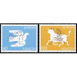 Suiza Switzerland 1480/81 1995 Europa Paz y libertad MNH