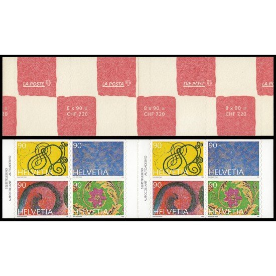 Suiza Switzerland 1517-C 1996 Sellos para ocasiones especiales Carnet Autoadhesivos Suiza Switzerland 1517-C 1996 Sellos para ocasiones especiales Carnet Autoadhesivos