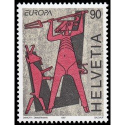 Suiza Switzerland 1543 1997 Europa Cuentos y leyendas MNH Suiza Switzerland 1543 1997 Europa Cuentos y leyendas MNH