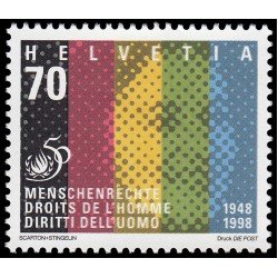 Suiza Switzerland 1591 1998 50 aniv. de la Declaración Universal de Derechos Humanos MNH Suiza Switzerland 1591 1998 50 aniv. de la Declaración Universal de Derechos Humanos MNH