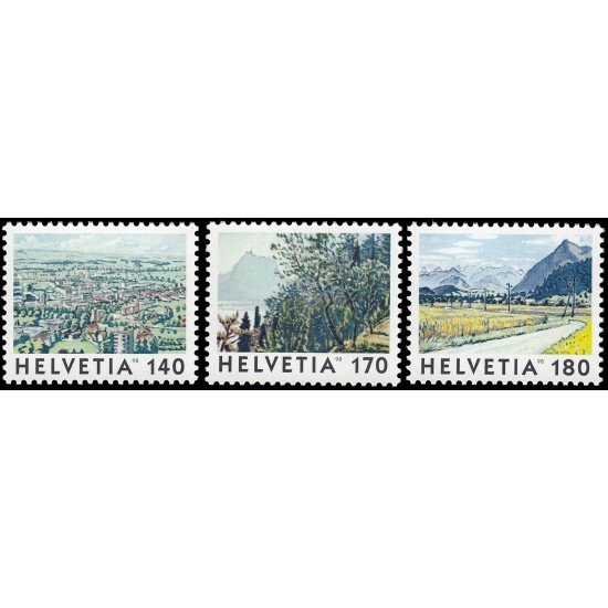 Suiza Switzerland 1583/85 1998 Vistas de Suiza MNH Suiza Switzerland 1583/85 1998 Vistas de Suiza MNH