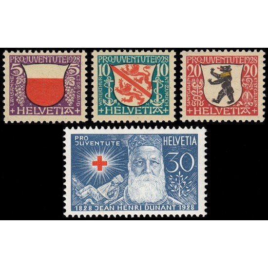 Suiza Switzerland 231/34 1928 Pro juventud MNH Suiza Switzerland 231/34 1928 Pro juventud MNH