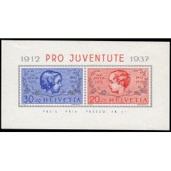Suiza Switzerland HB 3 1937 Pro Juventud MNH Suiza Switzerland HB 3 1937 Pro Juventud MNH