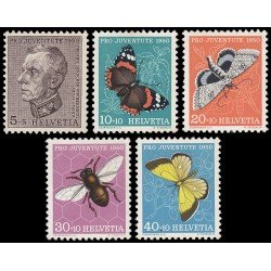 Suiza Switzerland 502/06 1950 Pro juventud Theophil Sprecher v. Bernegg MH Suiza Switzerland 502/06 1950 Pro juventud Theophil Sprecher v. Bernegg MH