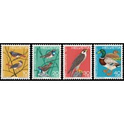 Suiza Switzerland 891/94 1971 Pro juventud Aves MNH