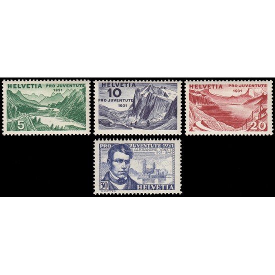 Suiza Switzerland 250/53 1931 Pro juventud Alexandre Vinet Lagos MNH Suiza Switzerland 250/53 1931 Pro juventud Alexandre Vinet Lagos MNH