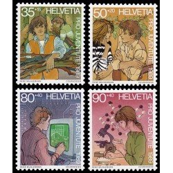 Suiza Switzerland 1333/36 1989 Pro juventud Desarrollo de la infancia MNH Suiza Switzerland 1333/36 1989 Pro juventud Desarrollo de la infancia MNH