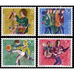 Suiza Switzerland 1359/62 1990 Pro juventud Desarrollo de la infancia MNH Suiza Switzerland 1359/62 1990 Pro juventud Desarrollo de la infancia MNH