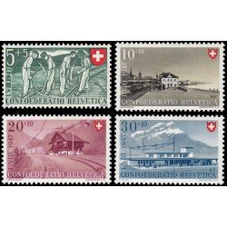 Suiza Switzerland 437/40 1947 Fiesta Nacional MNH Suiza Switzerland 437/40 1947 Fiesta Nacional MNH