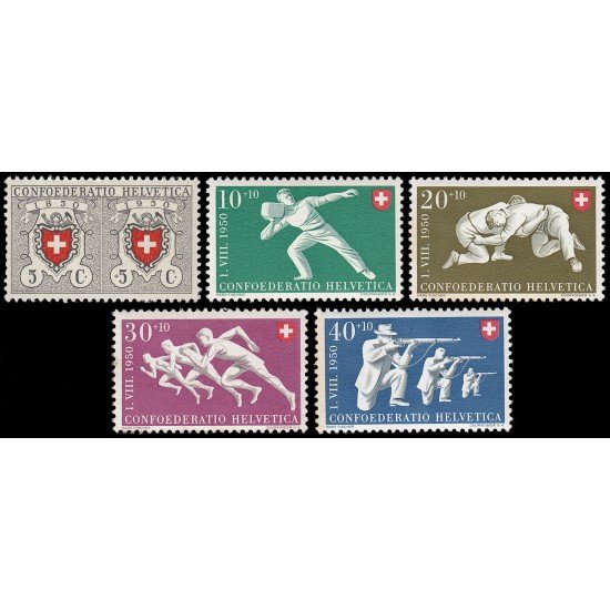 Suiza Switzerland 497/01 1950 Pro patria MH Suiza Switzerland 497/01 1950 Pro patria MH