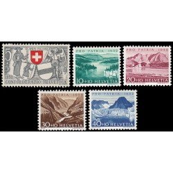 Suiza Switzerland 521/25 1952 Pro patria MH Suiza Switzerland 521/25 1952 Pro patria MH