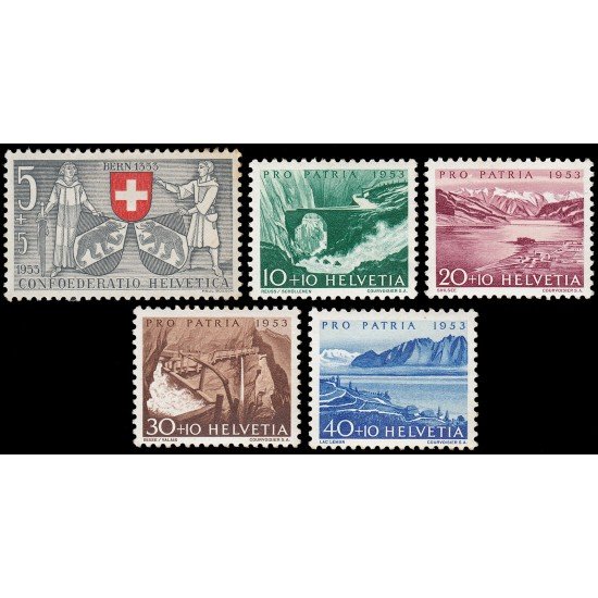 Suiza Switzerland 531/35 1953 Pro patria MH Suiza Switzerland 531/35 1953 Pro patria MH
