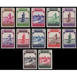 Ifni 16/27 1943 Fauna Nómada Tirador MNH
