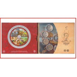 Eslovaquia 2020 Cartera Of Monedas € euro Set Pintura Eslovaquia 2020 Cartera Of Monedas € euro Set Pintura