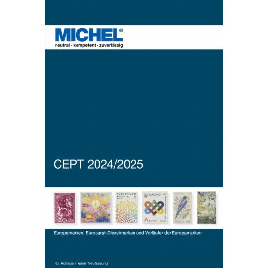 1.662 / 5.000 Catálogo MICHEL CEPT 2024/2025 (nueva versión)