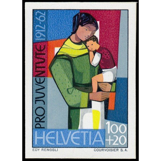 Suiza Switzerland SH procedente de hojita HB 18 1962 50 de la Institución Pro Juventud MNH Suiza Switzerland SH procedente de hojita HB 18 1962 50 de la Institución Pro Juventud MNH